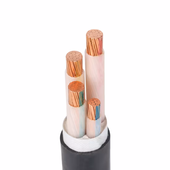 Conductor de cobre revestido de caucho flexible Yz 3X4m² Cable especial