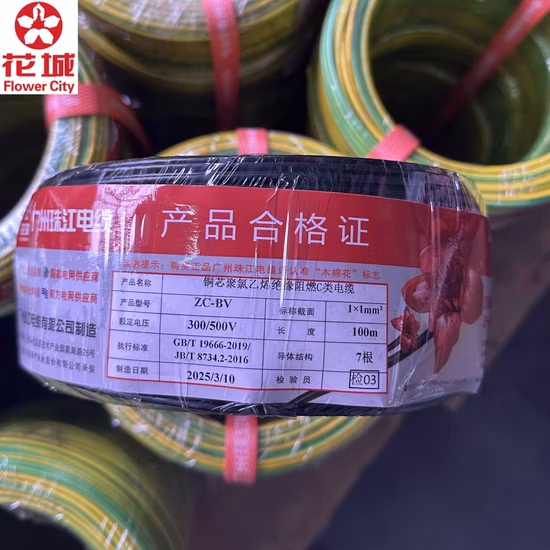 Cable eléctrico Cable BV Cable BVV Cable único Cable único Cable de alimentación Cable RV Rvv Cable flexible de cobre Cable eléctrico