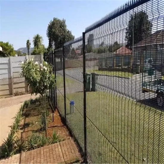 La alta seguridad soldó con autógena el alambre galvanizado 8gauge de la pulgada anti del sistema 1/2X3 de la cerca de la malla 358 recubrió los poderes PVC modificado para requisitos particulares